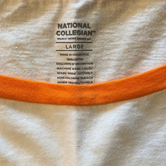 Old Navy University of Tennessee Orange and White Raglan Tee - Picture 4 of 6